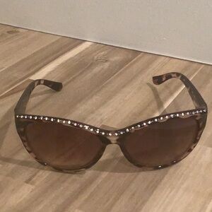 Giselle sunglasses fashion tortoise shell sunglasses rhinestone embellished
